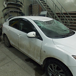 Замена стекла, покраска Mazda3
